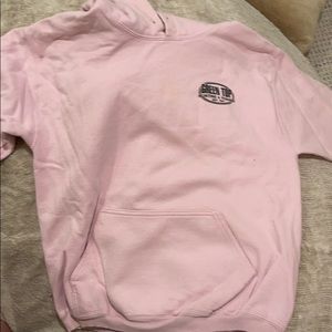 Pink hoodie